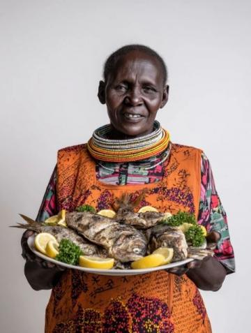 今天早午飯吃的是剁椒魚頭,昨晚問女兒想不想吃剁椒魚頭,女兒說想吃,我之前做過