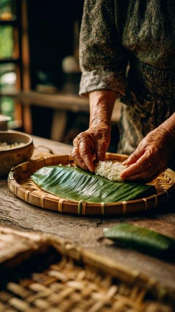 七月半的粘米粑,承載著最溫柔的鄉(xiāng)愁思念