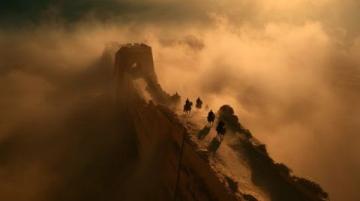 2017年拍攝于吉林延吉:未成名的彈幕墻