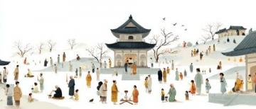 漫步野三坡 冬天的風景如畫