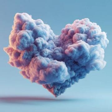 
云端寄情，愛永恒不變