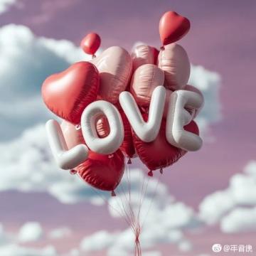 
云端寄情，愛永恒不變