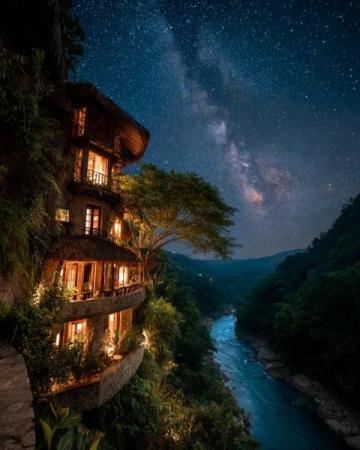 老牛灣的夜，是星河之上的一首美麗歌謠