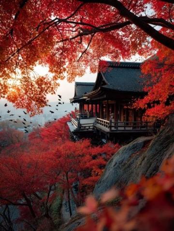 日本自由行京都紅葉篇第四天清水寺平等院二條城金閣寺伏見(jiàn)稻荷大社