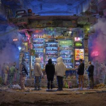 晚上朋友請客,我們走進了一家充滿故事的小店,到處刻滿了時光深處的記憶