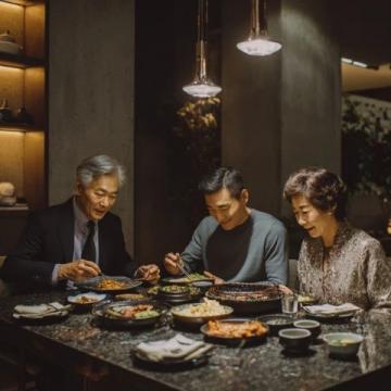 五一假期最后一天兒子請我們在武寧南路的一潼今就餐