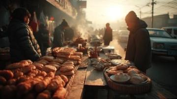 紹興府山直街早市煙火氣噶鬧猛(府山直街早市美食)