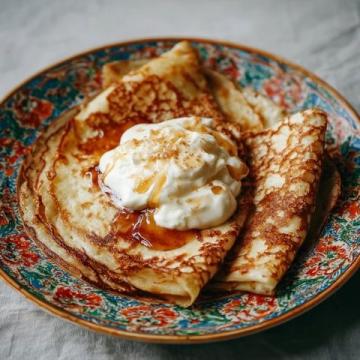 同事自制千層餅分享家鄉味道