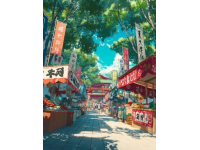 9點了，老城卻還沒完全醒來,文廟旁邊的小吃店大多數沒有開門