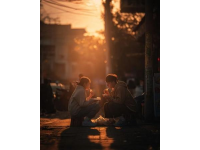 溫暖下午的相約:雙流中心公園情侶日常生活寫真