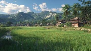 2025年初雪,金塔縣晨曦掌間融