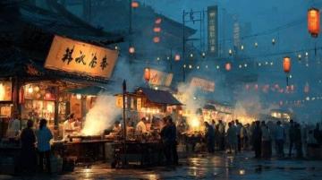 探索常州新北區(qū)：魏村夜市的熱門(mén)美食攤，傍晚五點(diǎn)的味蕾盛宴