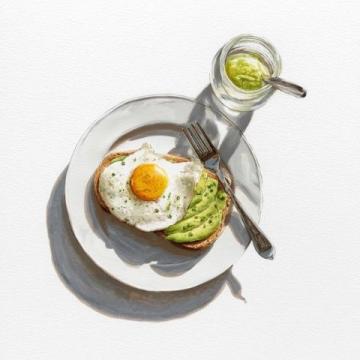 速寫蛋黃酥：固體水彩下的創意嘗試，無需水彩紙的繪畫探索