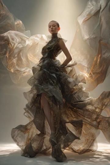 她穿了一條裙子,帶來風暴的魅力:靜默卻深刻的時尚之美