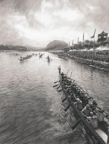 龍舟雨中競速，鄞州云龍上演水上版速度與激情贊贊贊