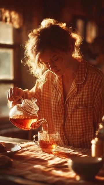 清晨簡易母女早餐時光：起床后泡上一杯熱茶