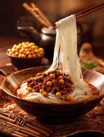你嘗試過那道聞名遐邇的、濃厚香氣四溢的「云南米線」了嗎?