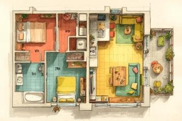 這是一套性?xún)r(jià)比超高的三房一廳小戶(hù)型!