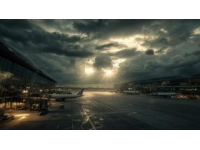 晨曦中的中川新航站樓：早晨9點航班意外延誤