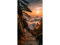 東莞銀瓶山日落美景令人驚嘆后悔沒早來爬山