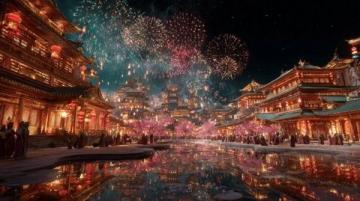 吉林市跨年盛典，財富廣場最熱鬧