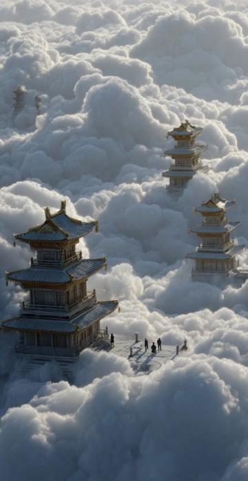 橫店影視城，真實的電影天空！