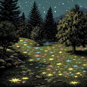 夜幕為花果園濕地公園拉上深藍幕布時,整座公園便成了被星光吻過的聚寶盆